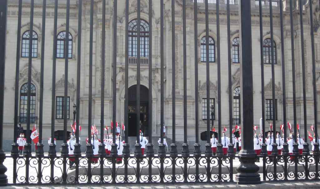 Changing of the guard at Government Palace