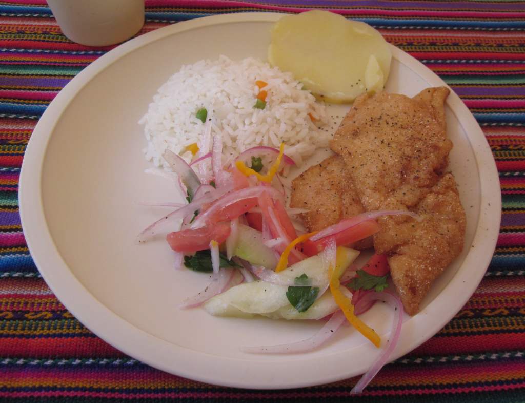 The cook prepared a delicious lunch.