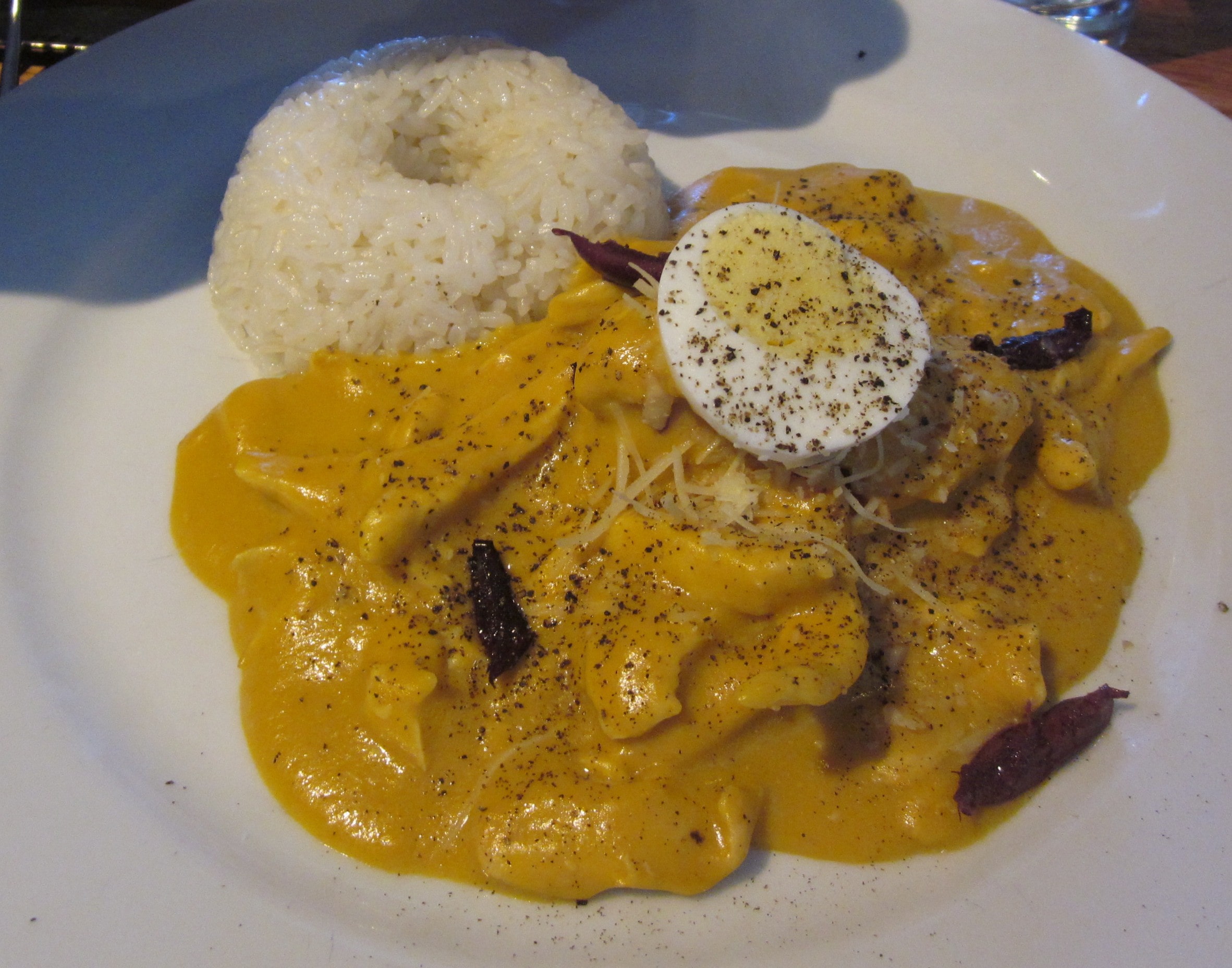 Delicious chicken dish at Inka Grill