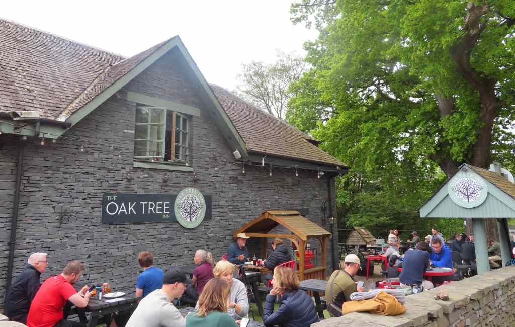 The Oak Tree Inn was popular with hikers.