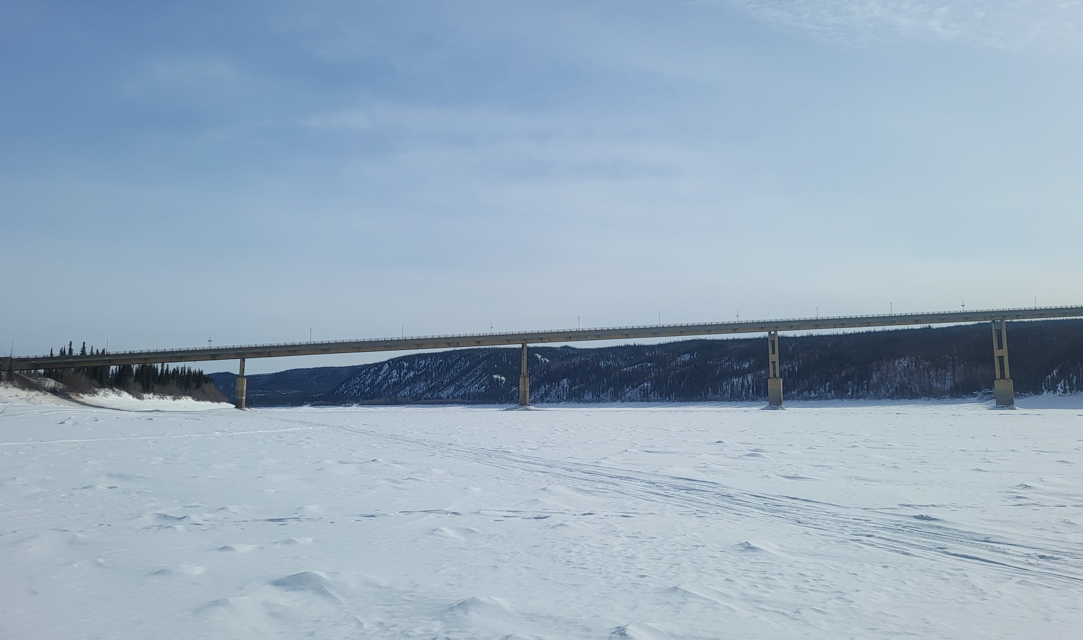 Frozen Yukon River