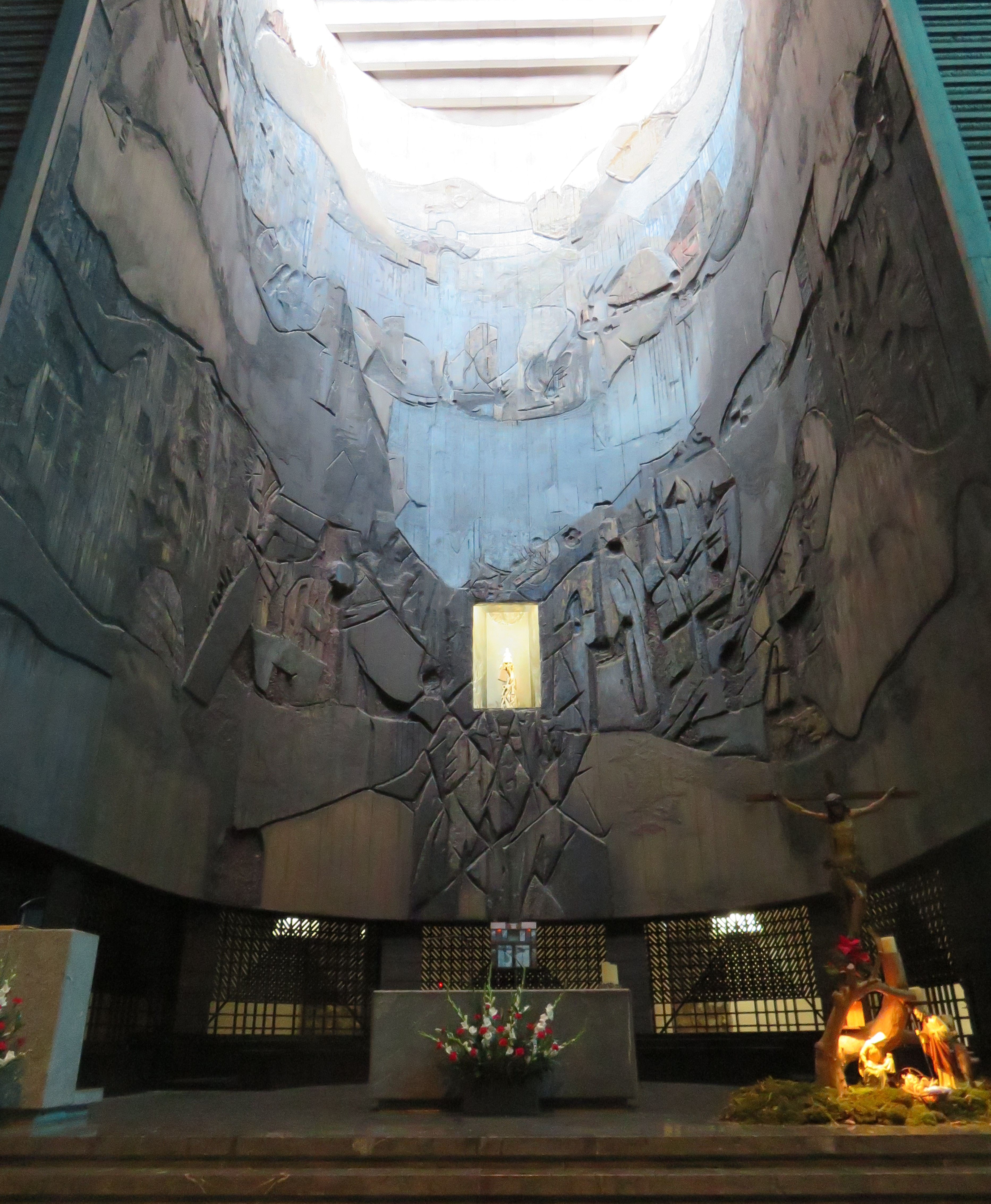 Inside Sanctuary of Arantzazu