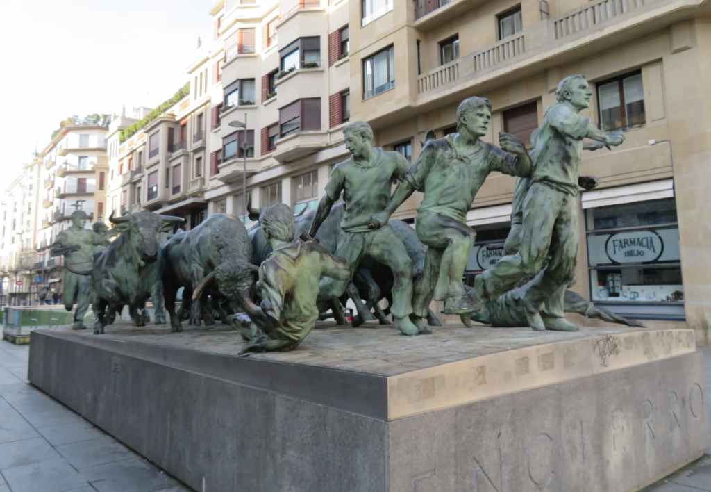 Sculpture showing the Bull Run