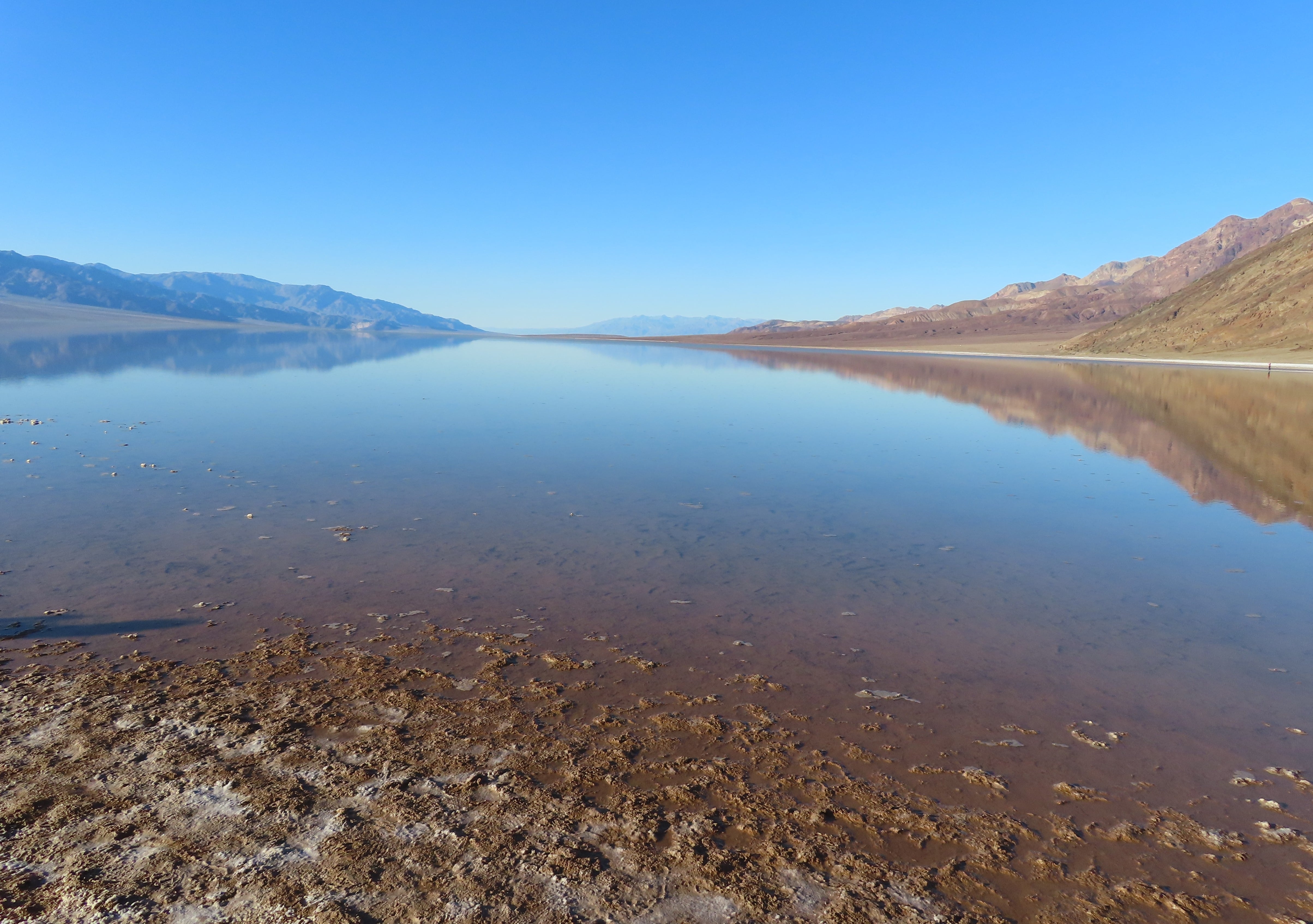 Shallow Lake at Badwater Basin