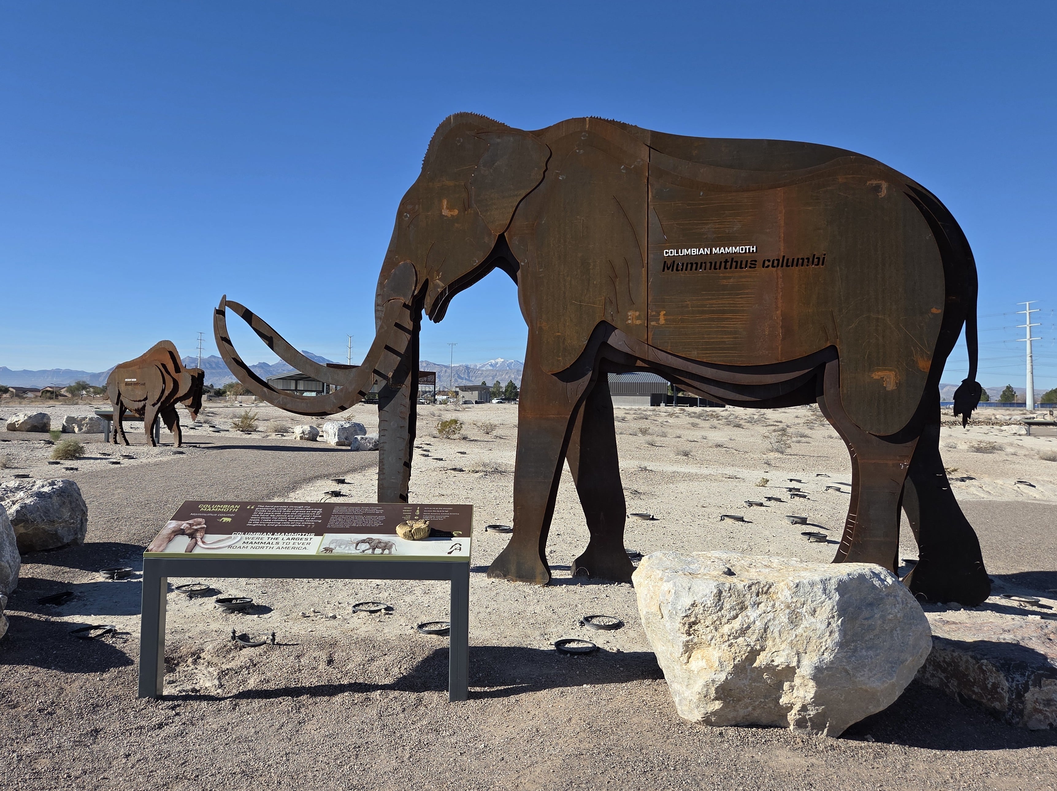 Information display at the loop walk