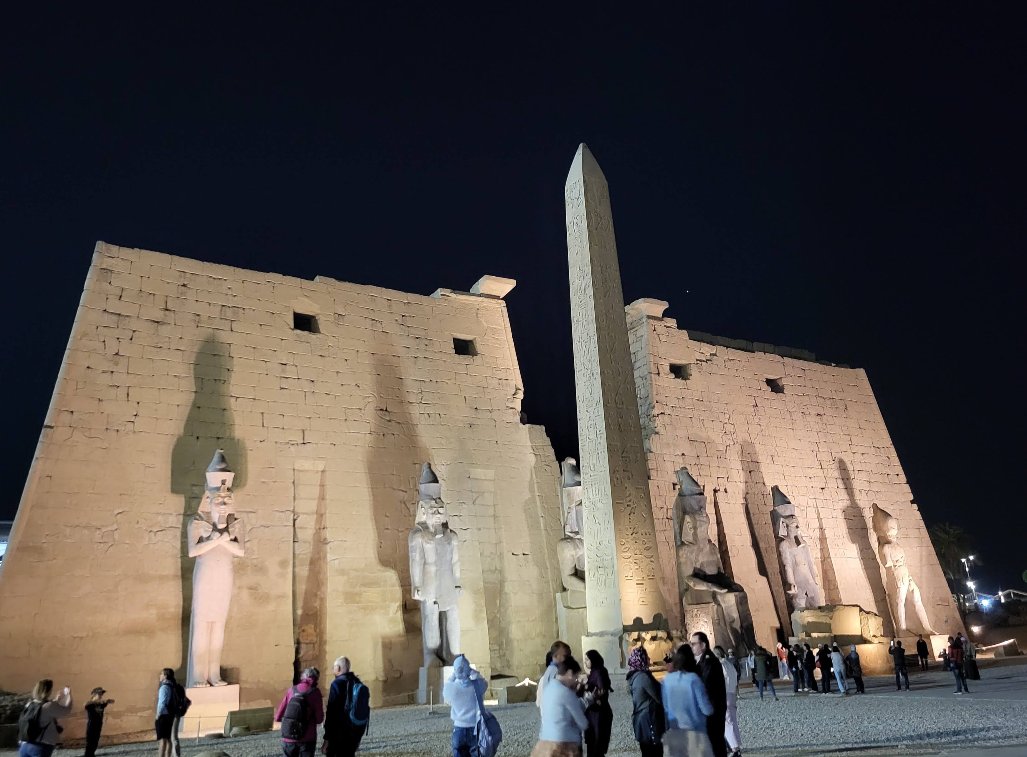 Luxor Temple at Night
