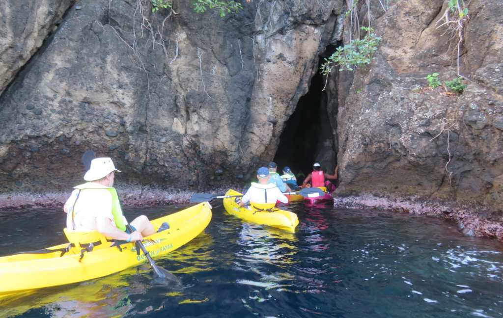 Kayaking through Bat Cave