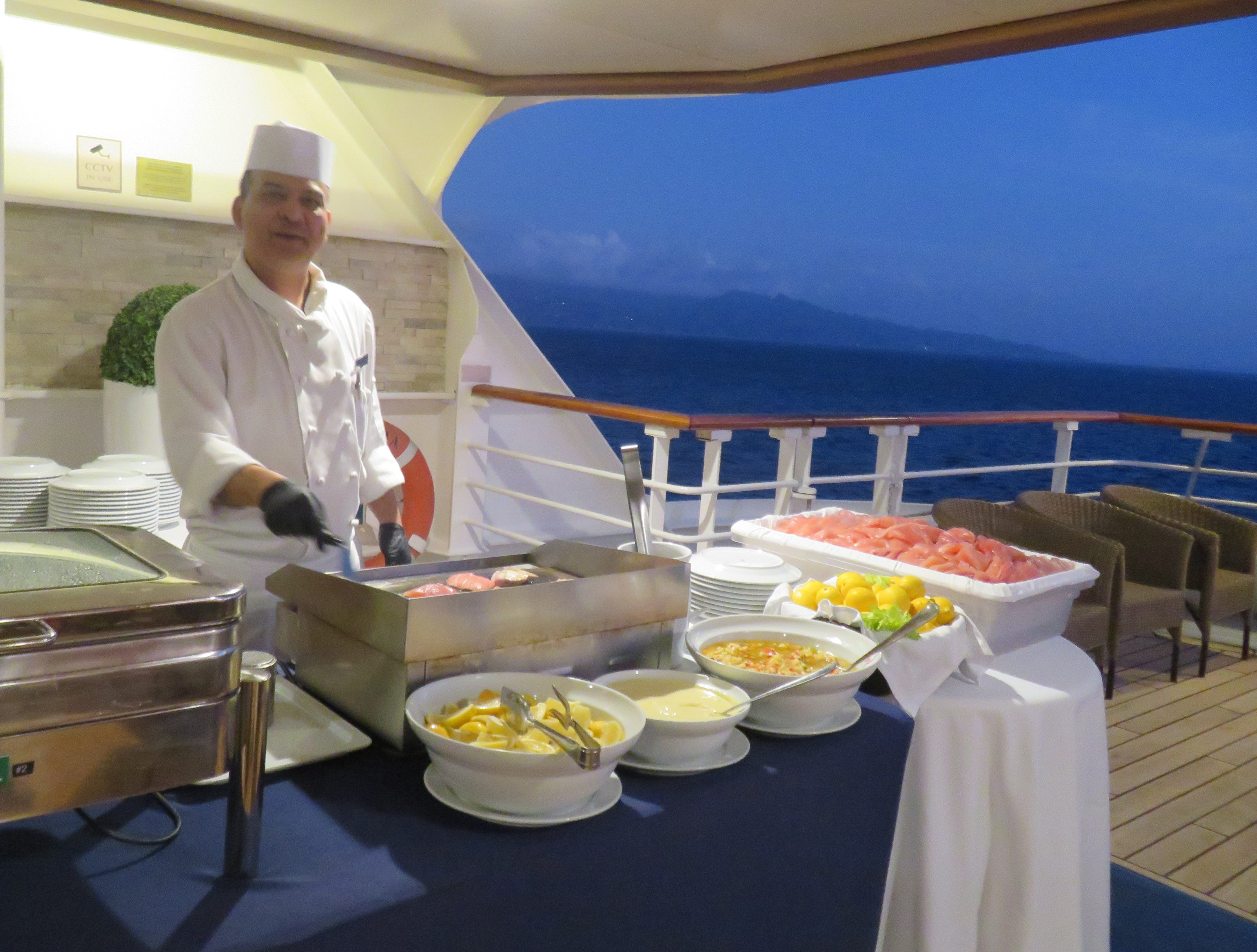 Caribbean Market Dinner: grilled fish