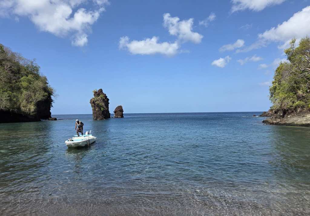 St. Vincent Beach -- shown in one of the Pirates of Caribbean movies
