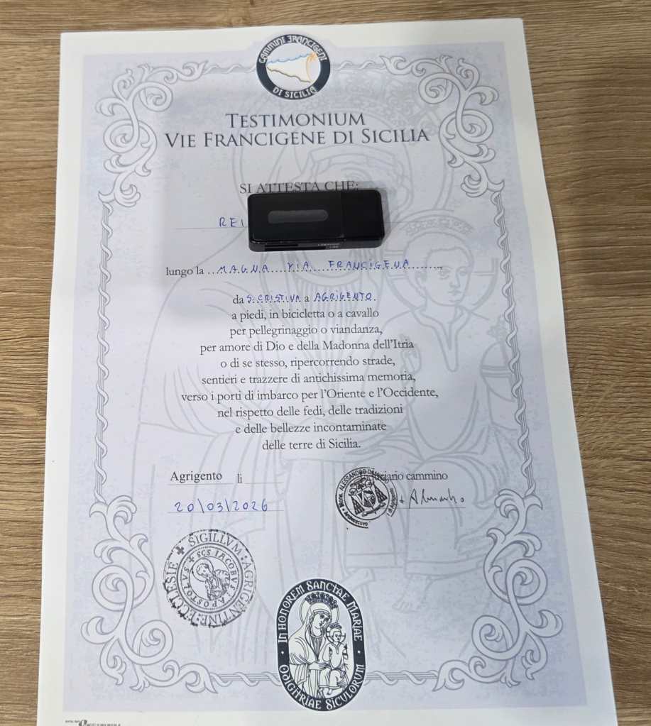 Rei's MVF certificate