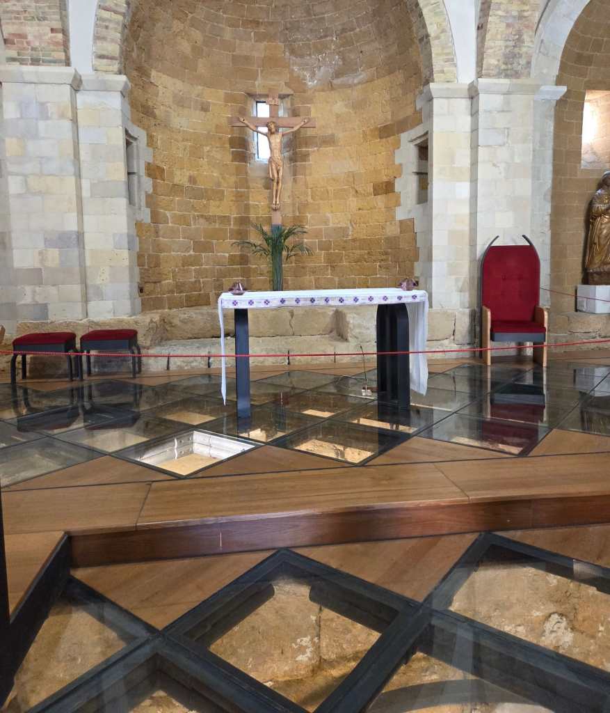 The church was built on top of a Reek temple.