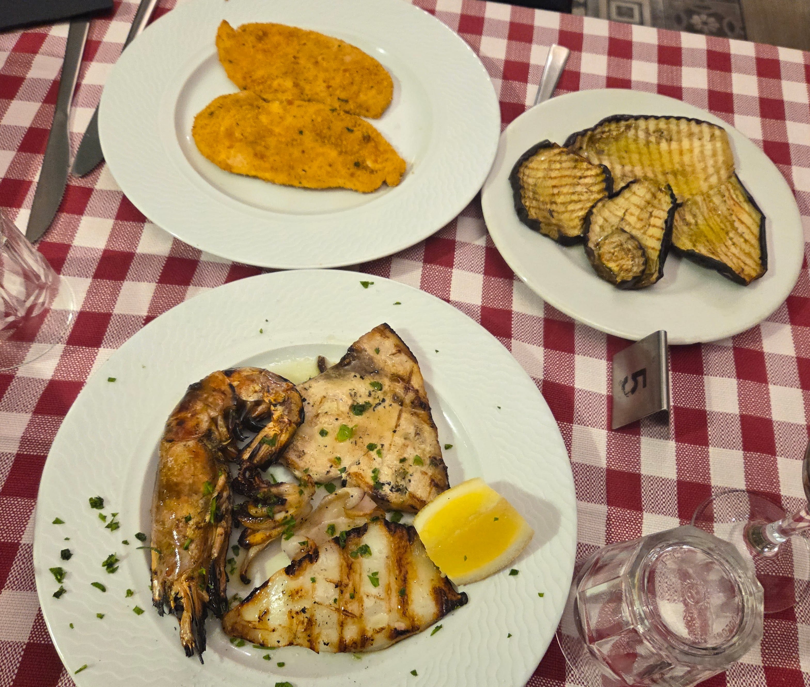 Sicilian styled dinner