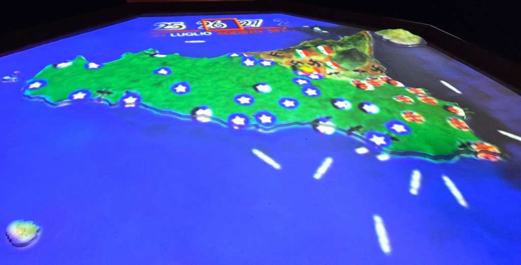 Interactive display of the war