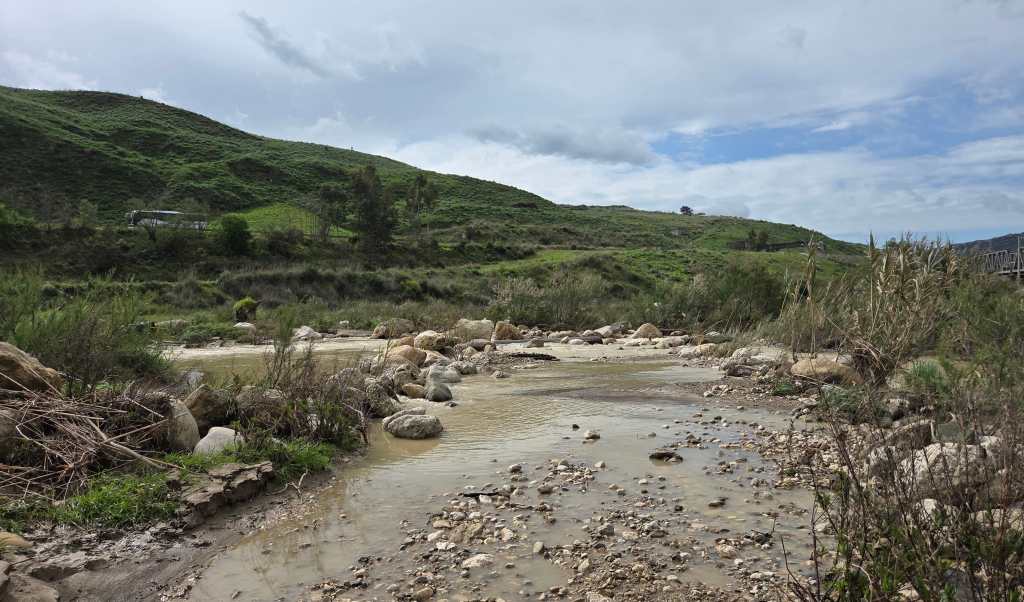 We could not cross the river.