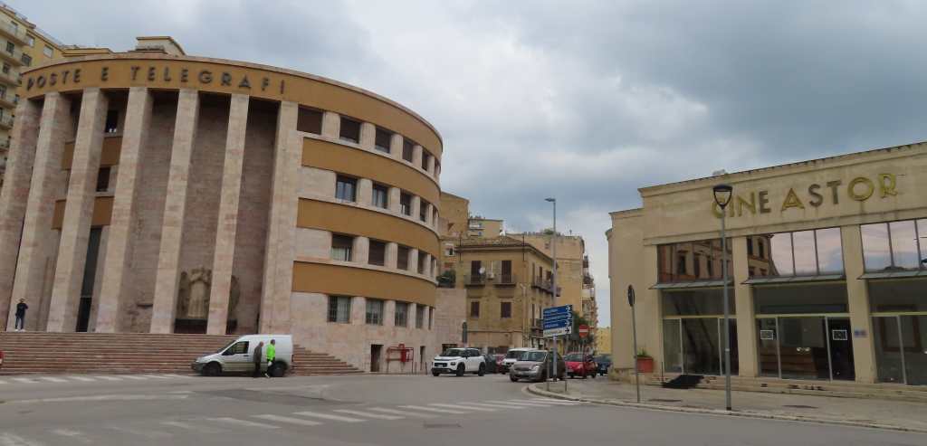 In front of Cine Astor (the place to wait for the bus)