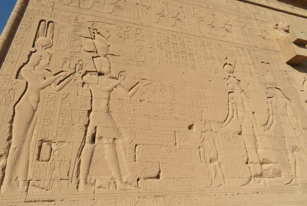 Bas Relief at the back of the Temple