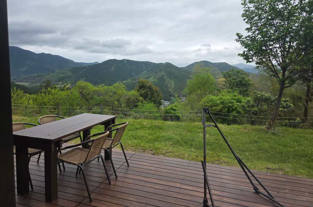 View from our cabin