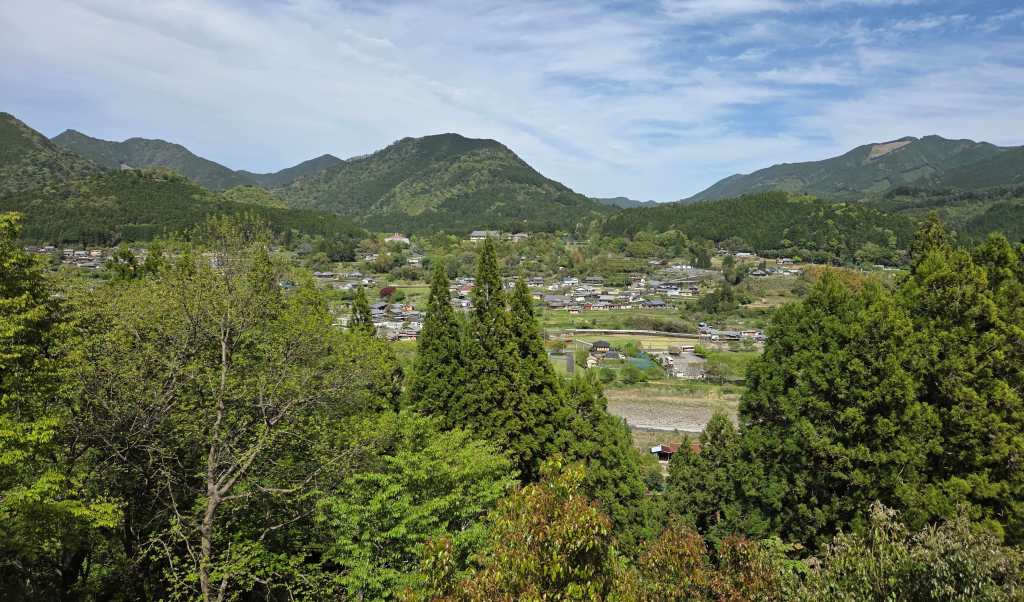 Mountain and valley view