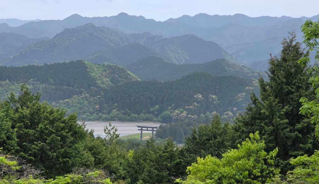View of the great torii gate