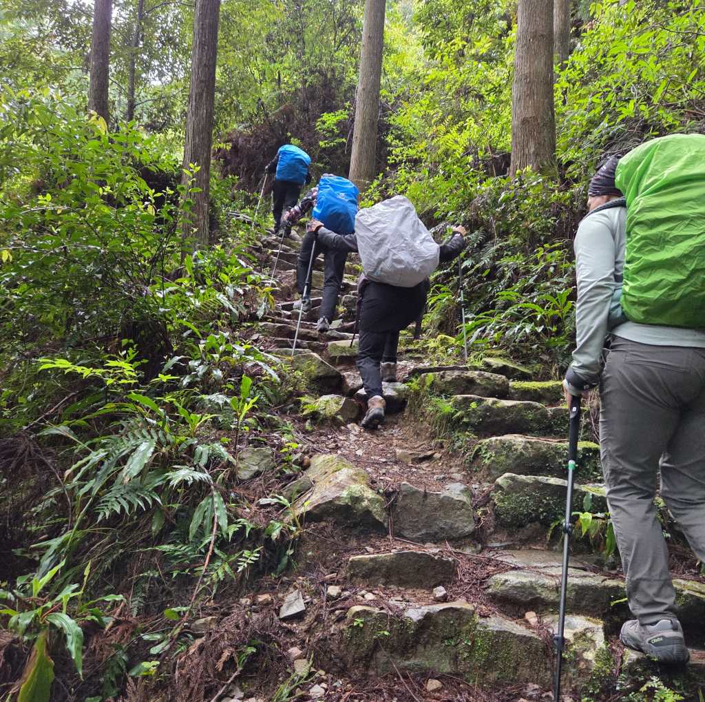 Steep climbing
