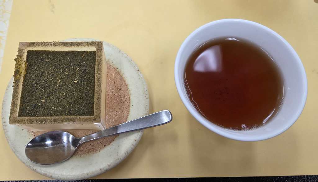 Green tea tiramisu
