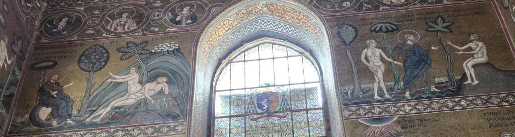 Genesis 6: God creating Eve from Adam; Adam meeting Eve