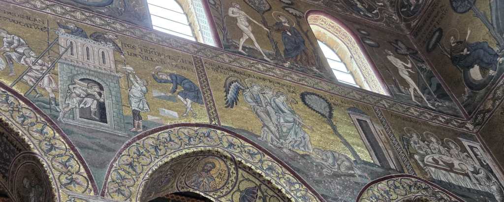 Old Testament 3: Building Tower of Babel; Angels visiting Abraham; Abraham hosting angels