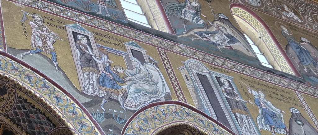 Old Testament 7: Isaac blessing Jacob; Jacob fleeing