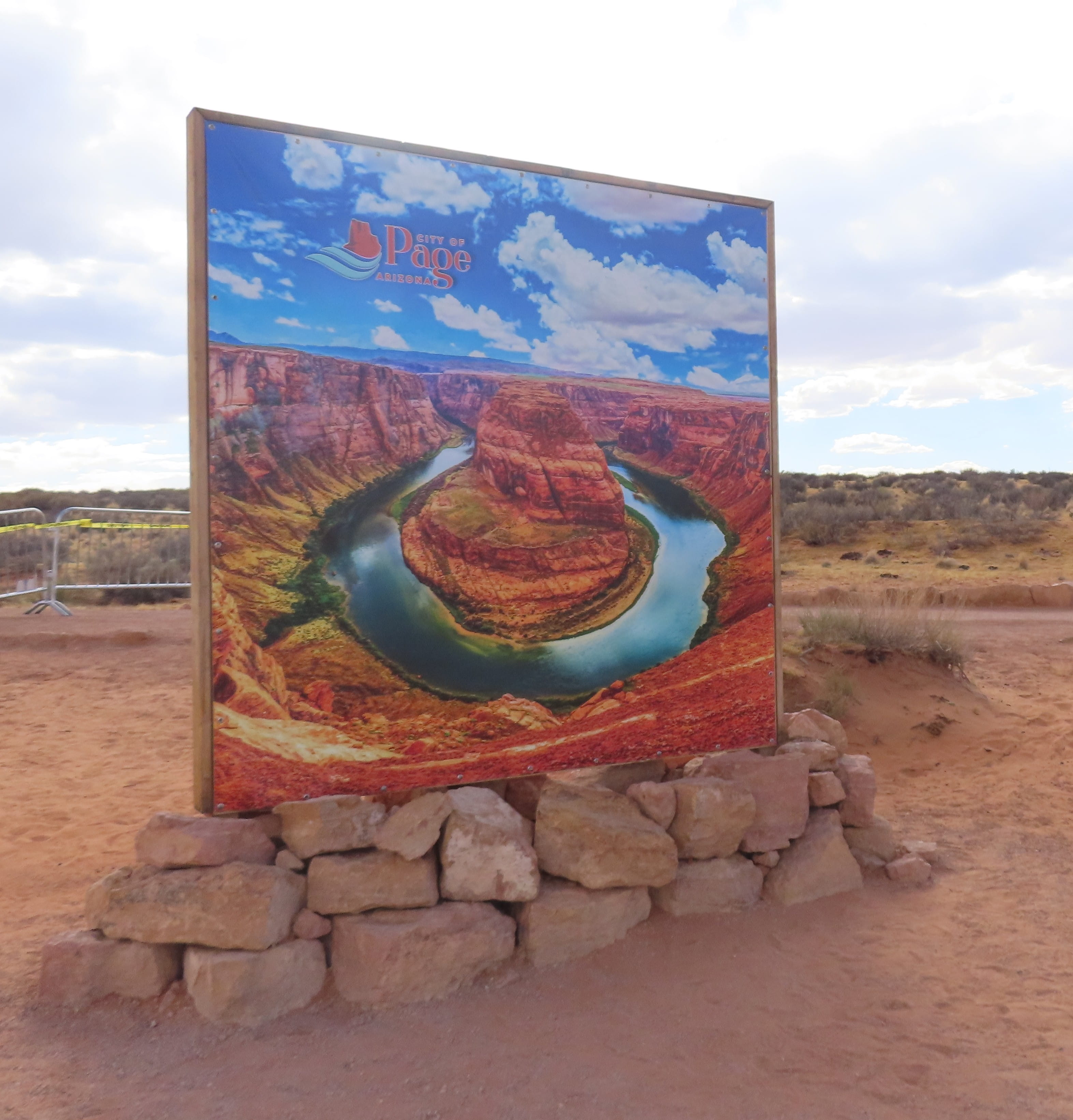 Horseshoe Bend Sign