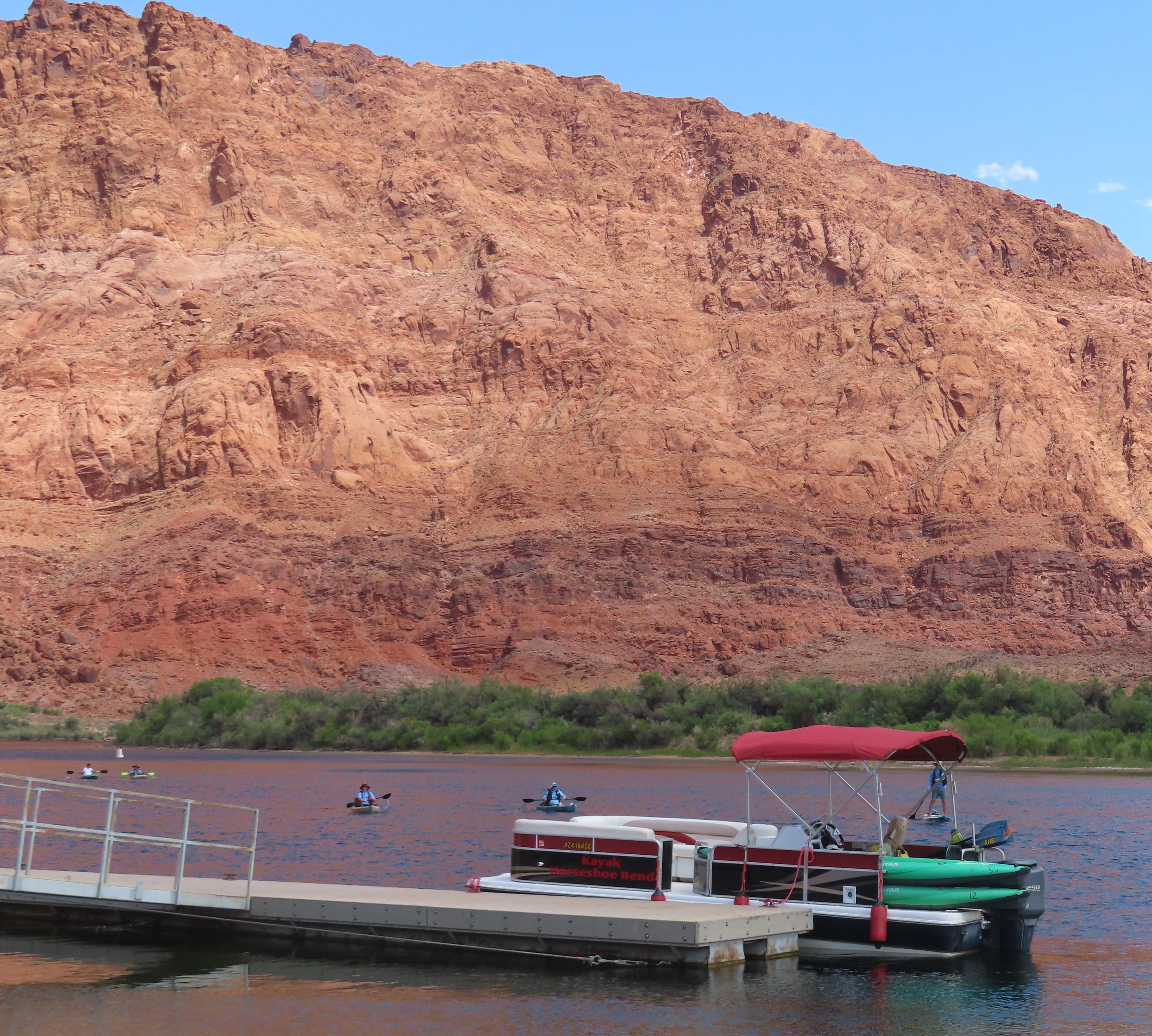 Kayaking on Colorado River