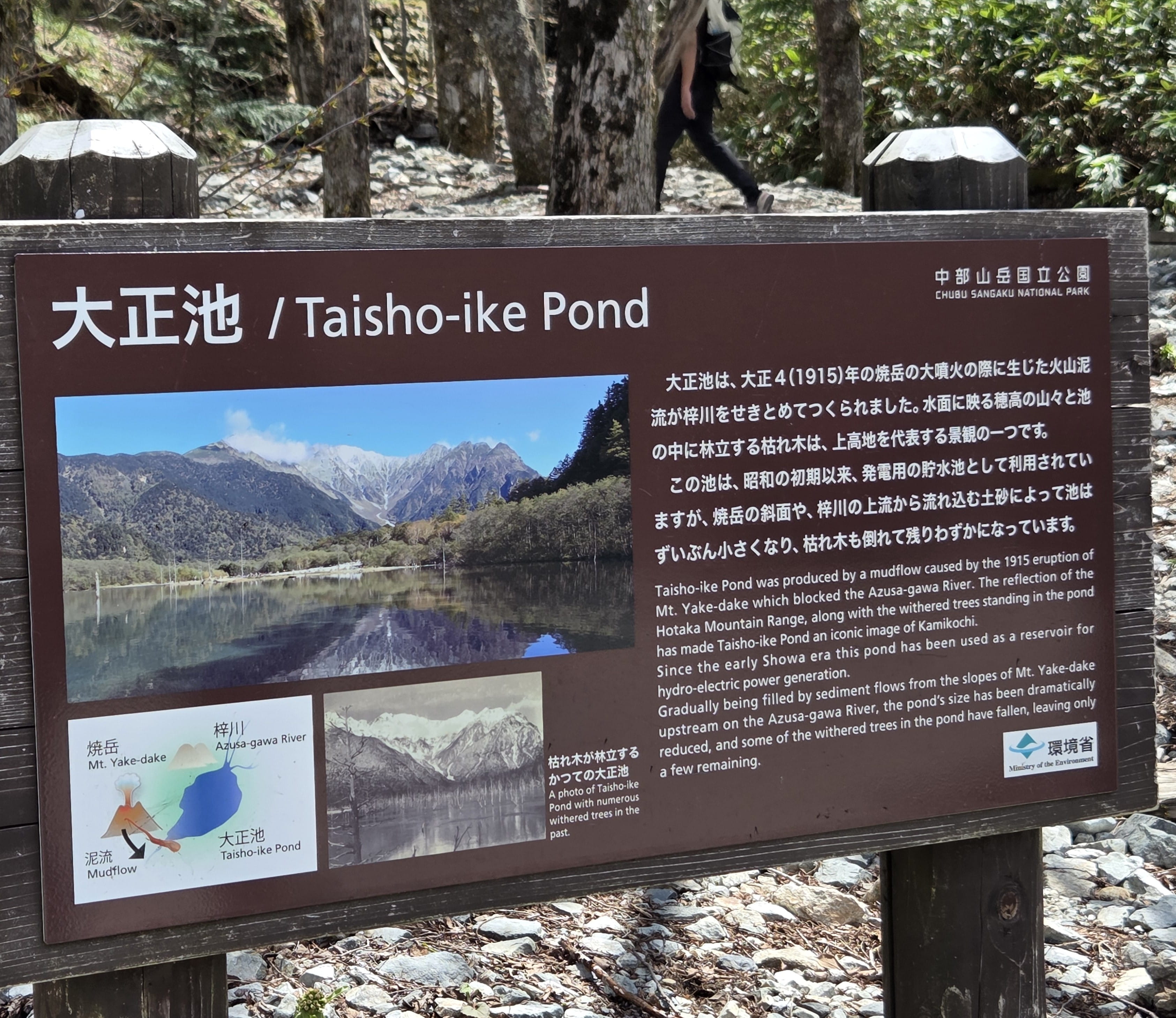 Taisho Ike Pond Sign