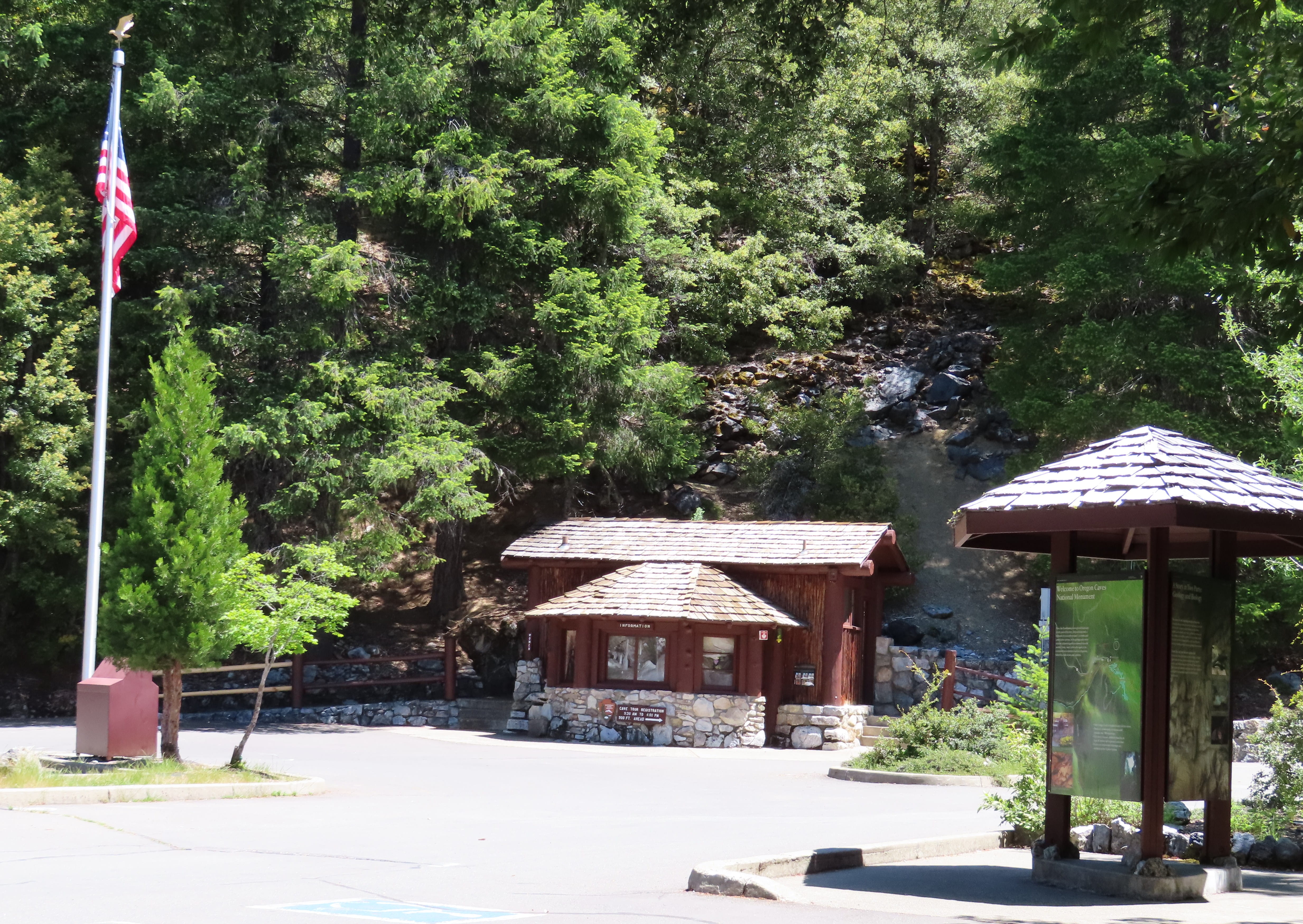 Oregon Caves Parking Lot