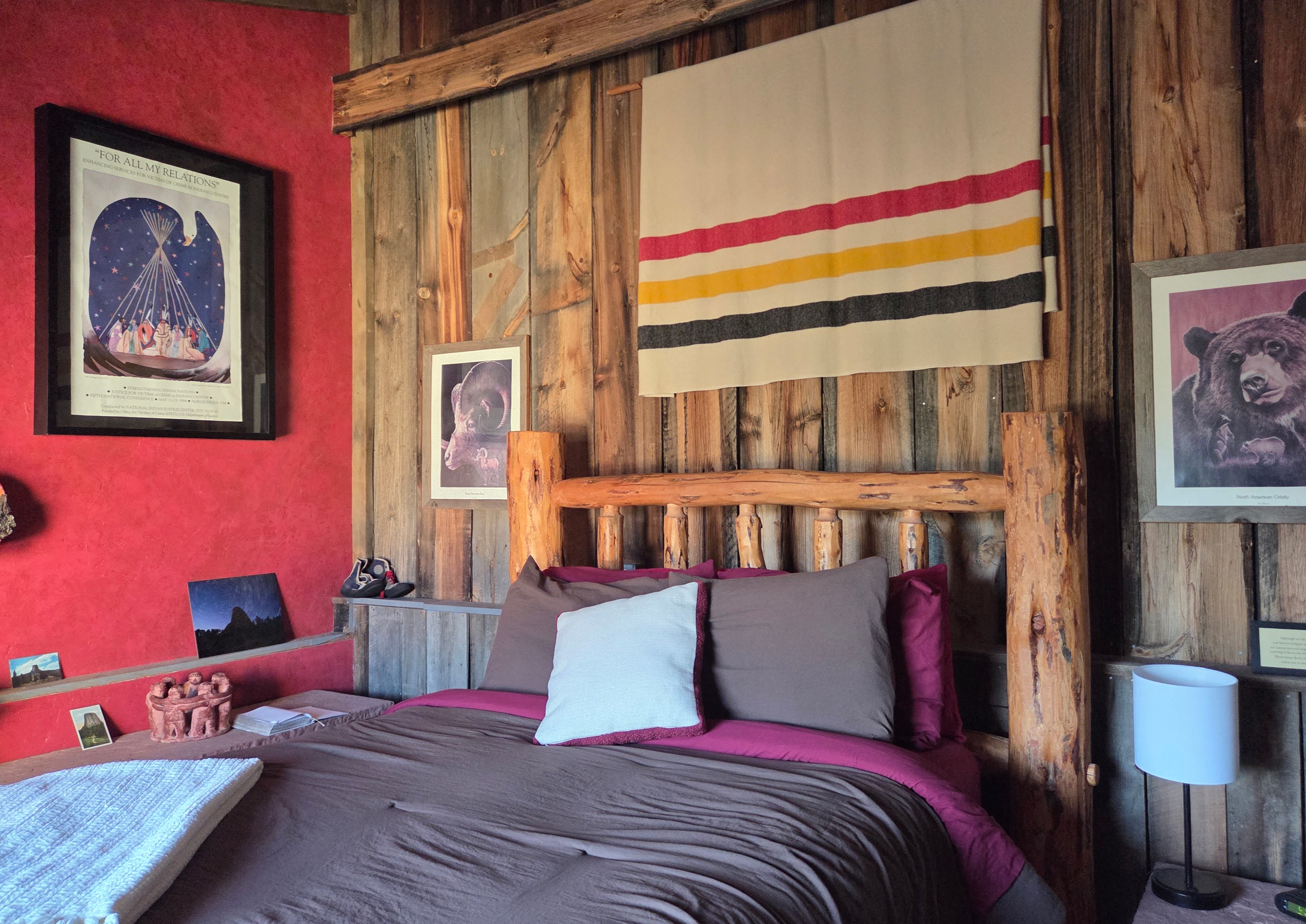 Our room in Devils Tower Lodge