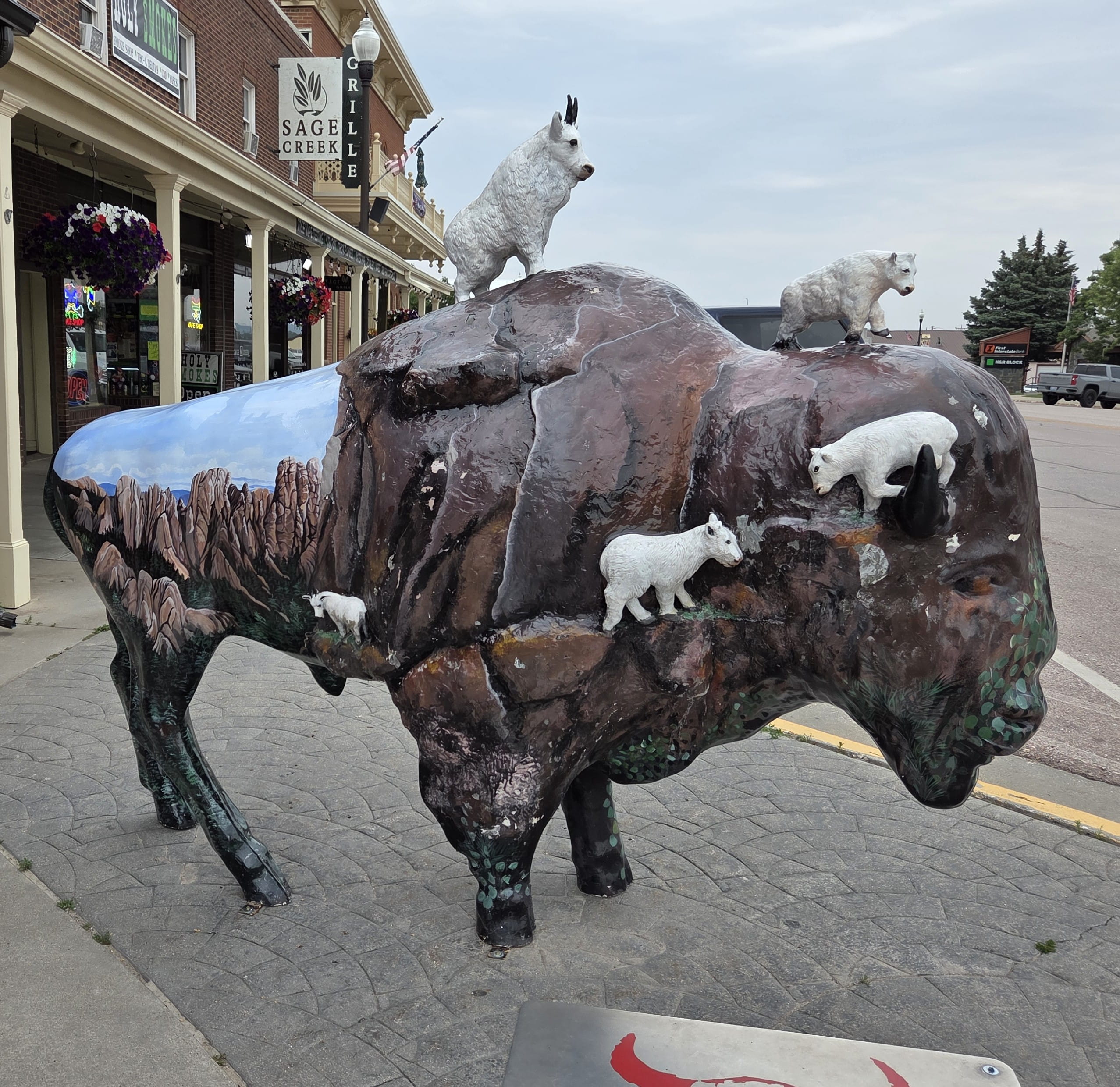 Bison Statue