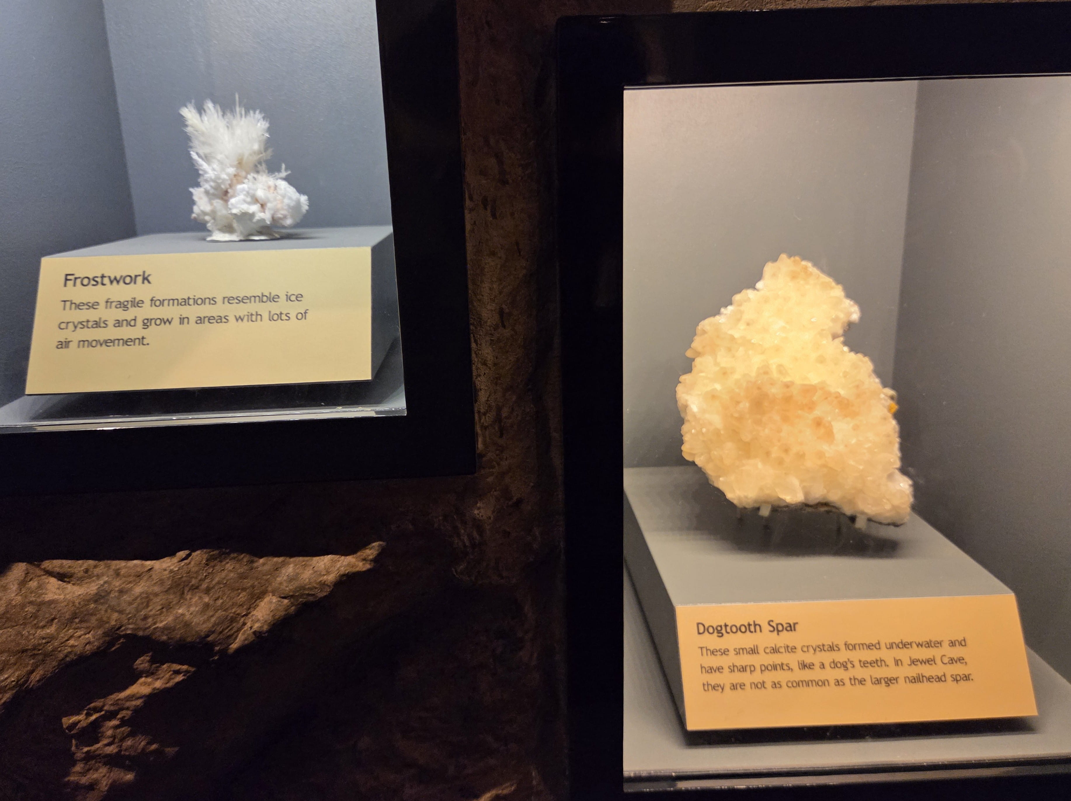 Display inside Visitor Center