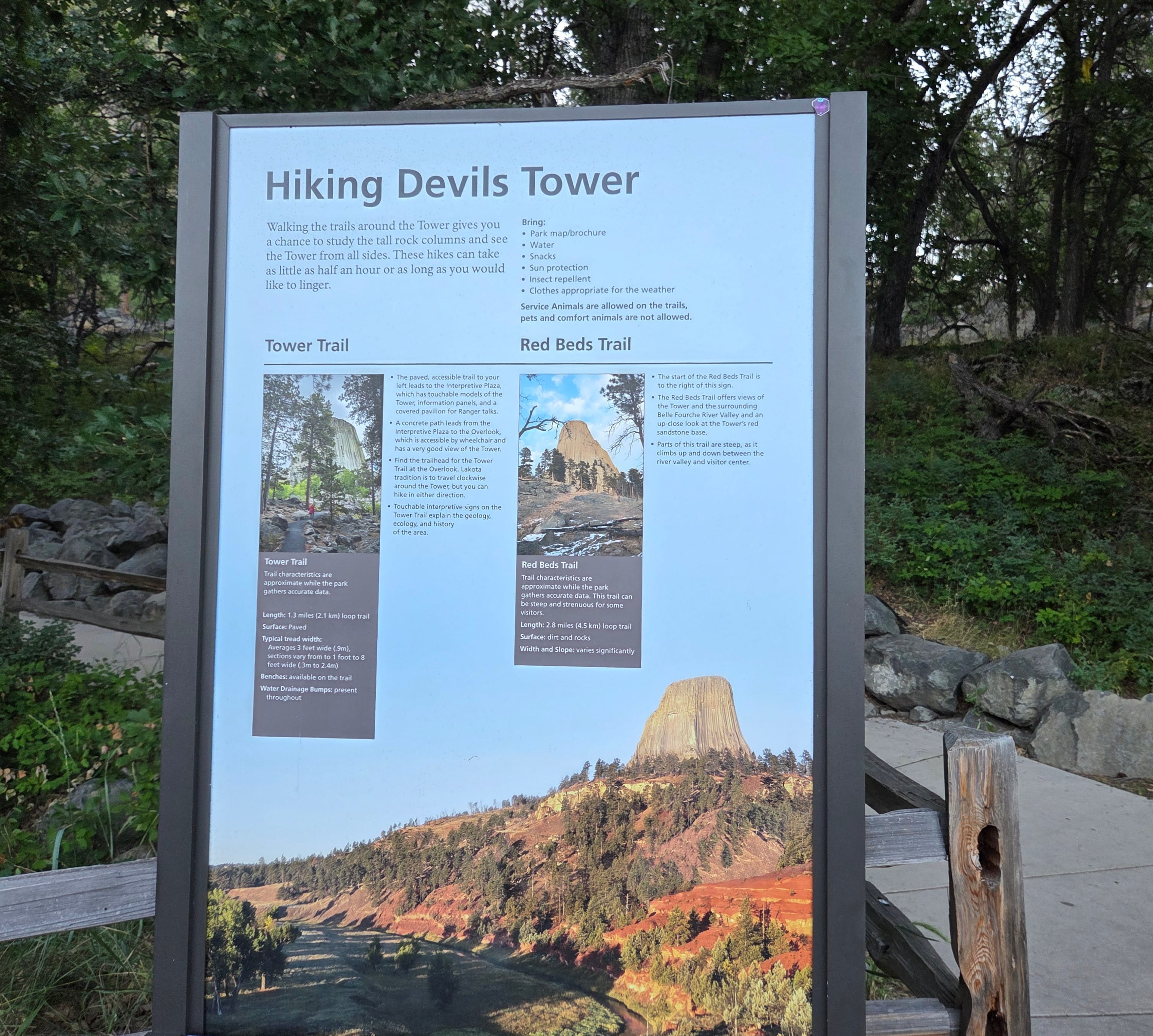 Hiking Devils Tower