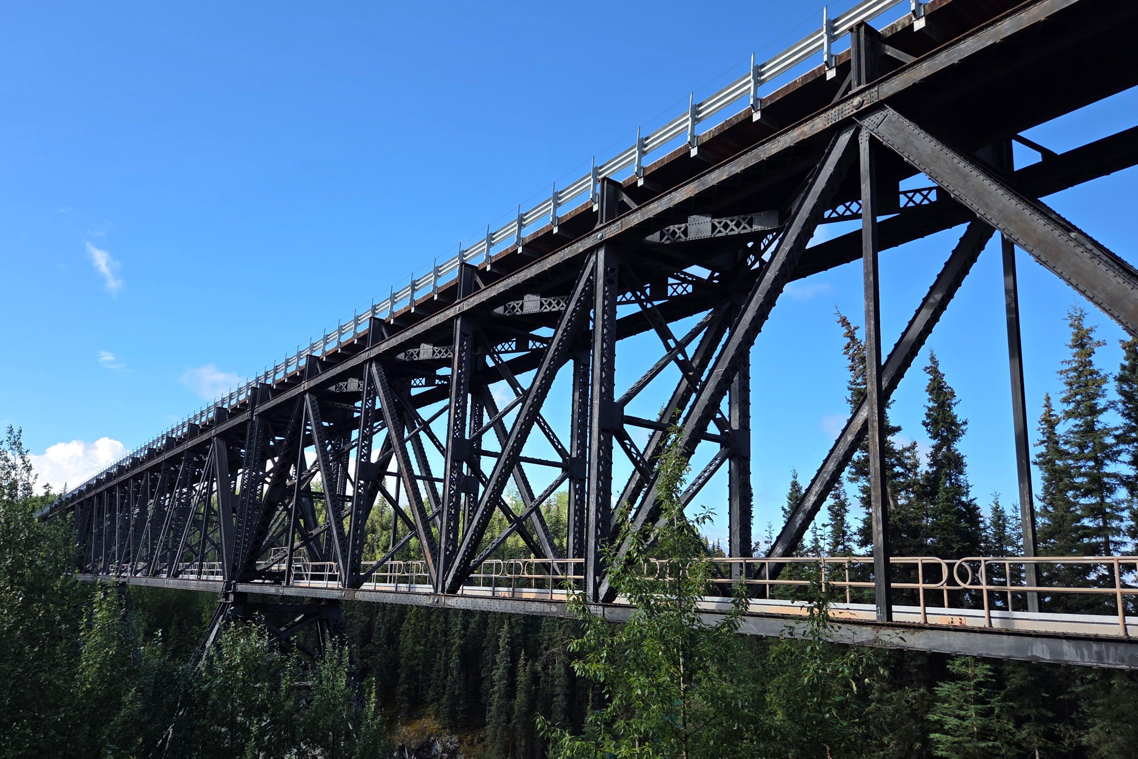 Kuskulana Bridge sideview