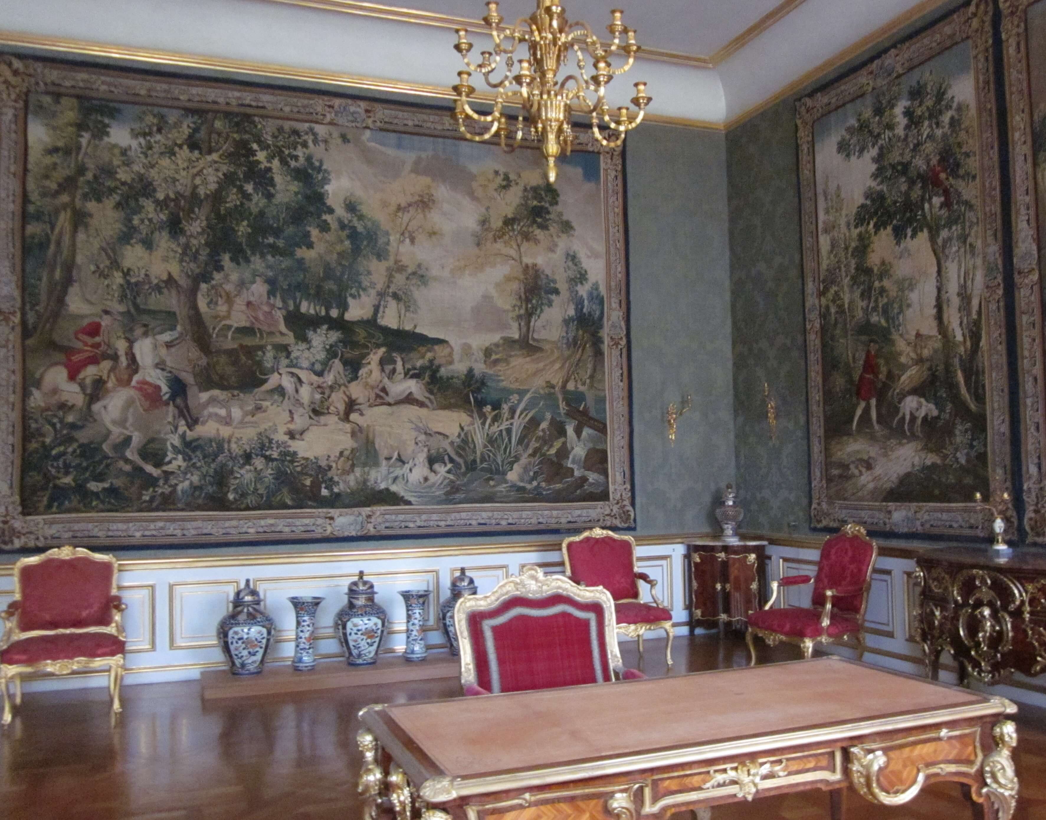 A lavishly decorated room in Munich Residenz