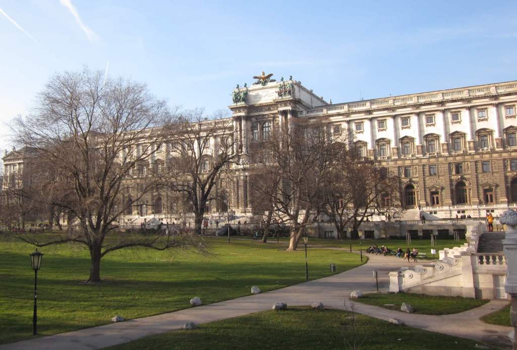 The Neue Burg wing of the Hofburg