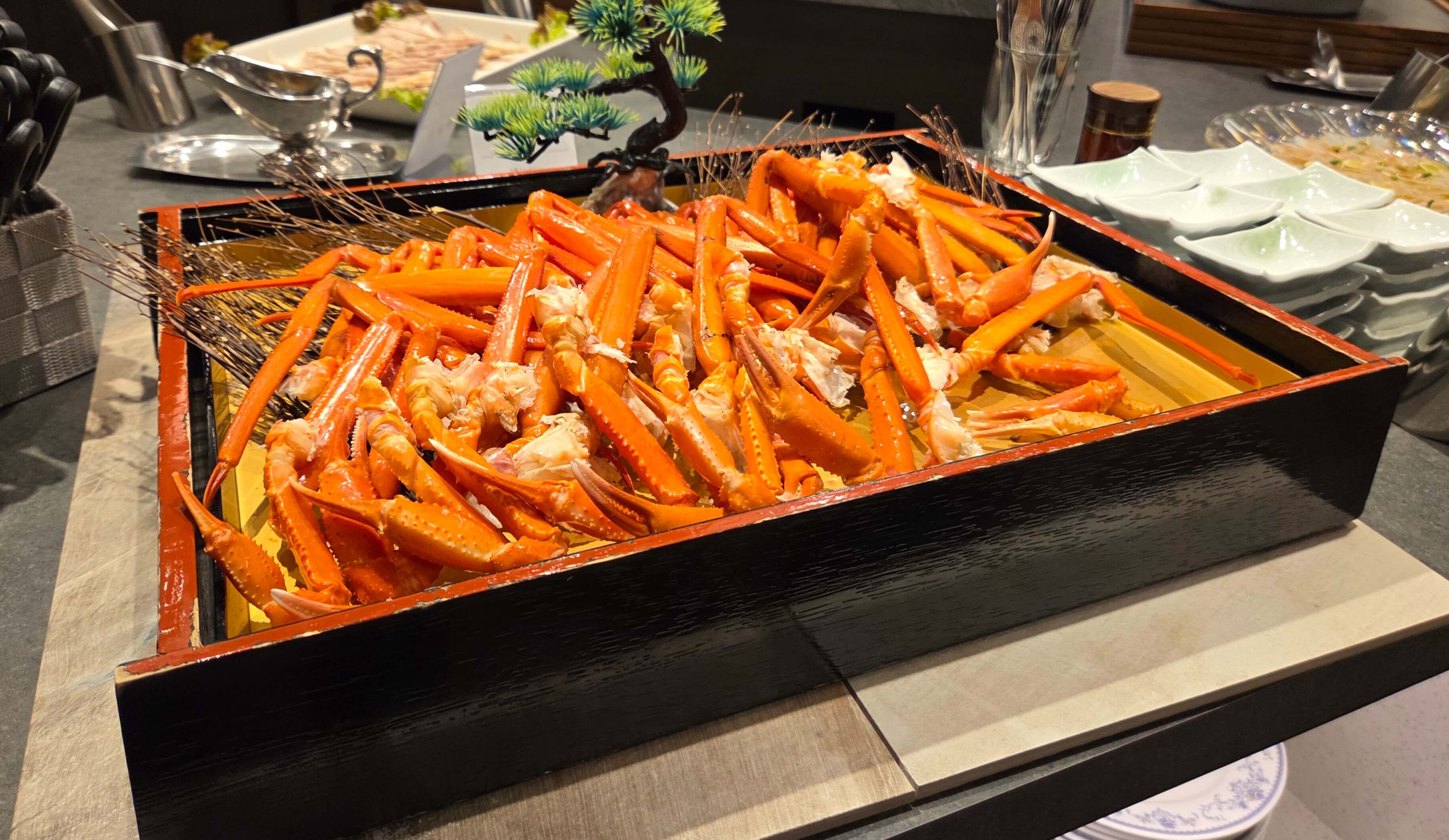 Seafood buffet dinner