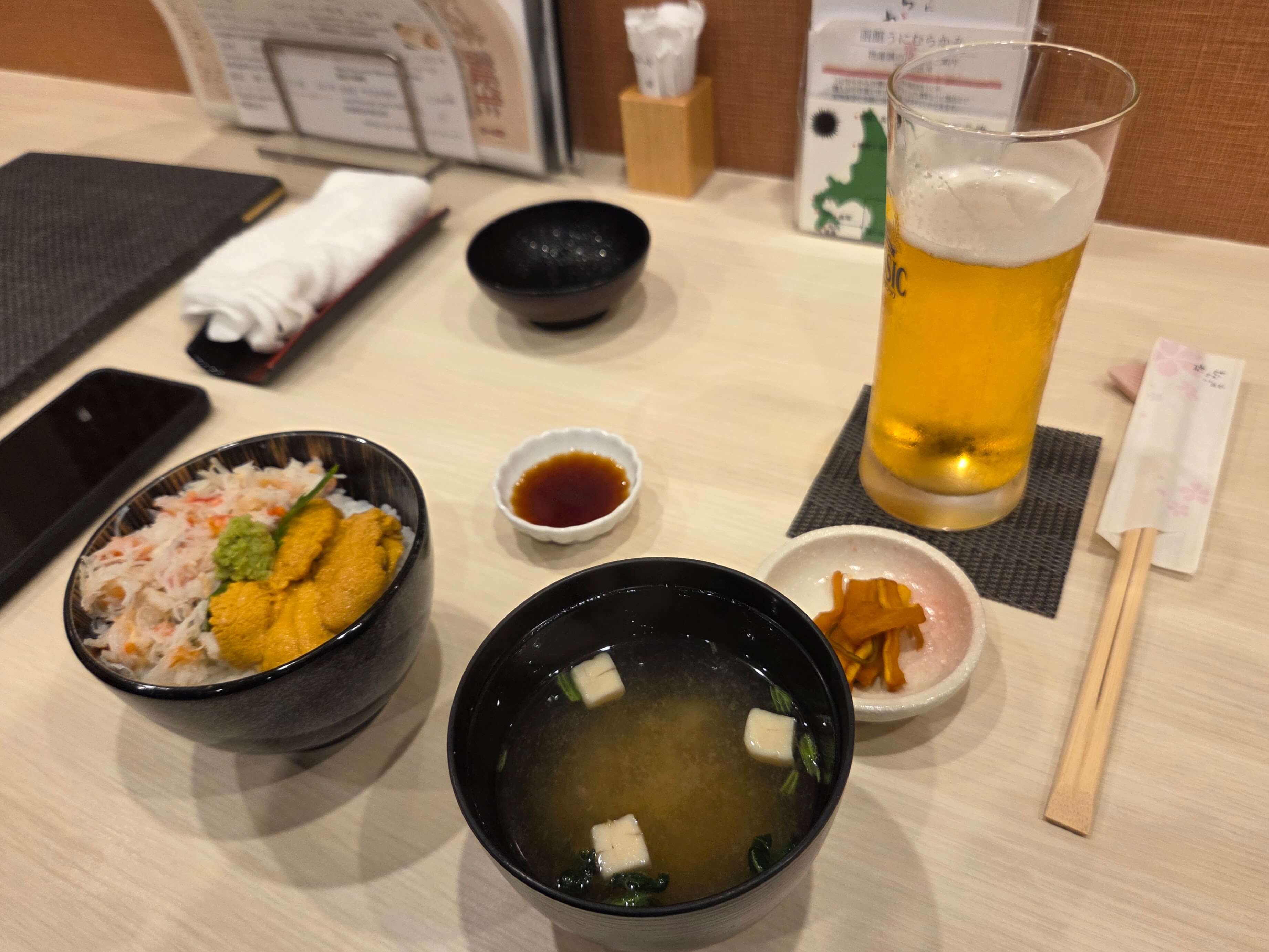 Rei's Uni Dinner