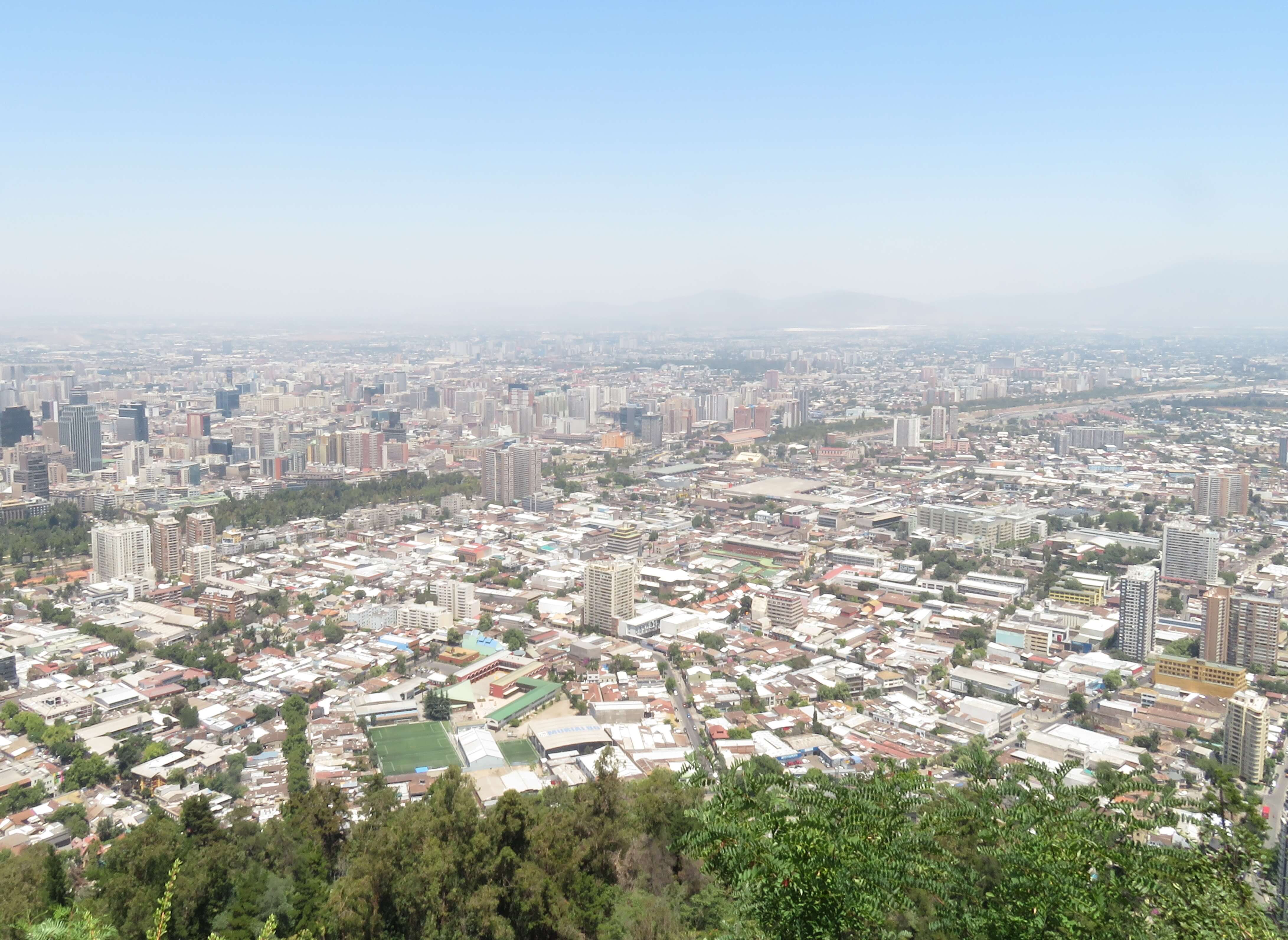 Excellent view from the top of San Cristobal Hill