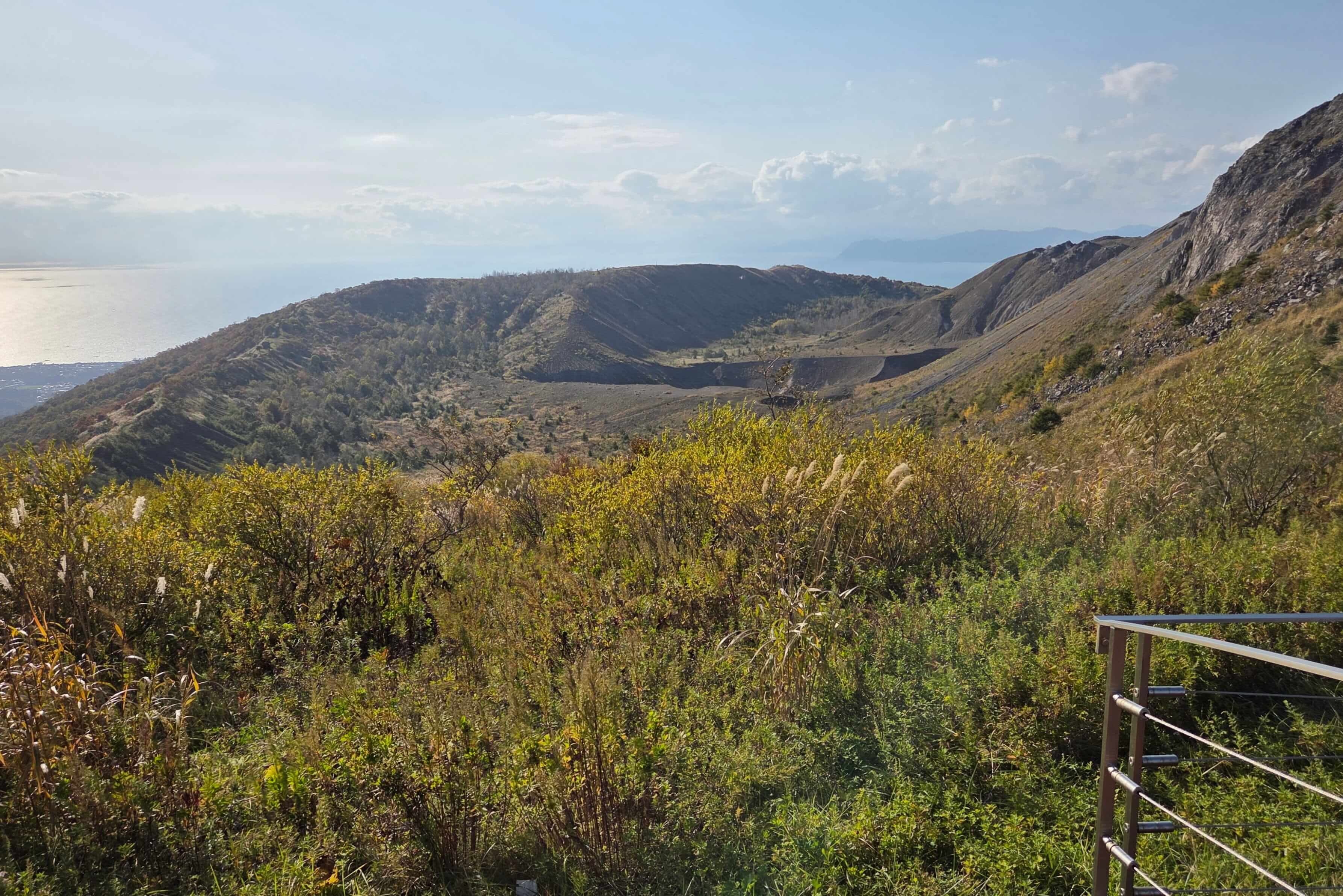 Mt Usu Crater