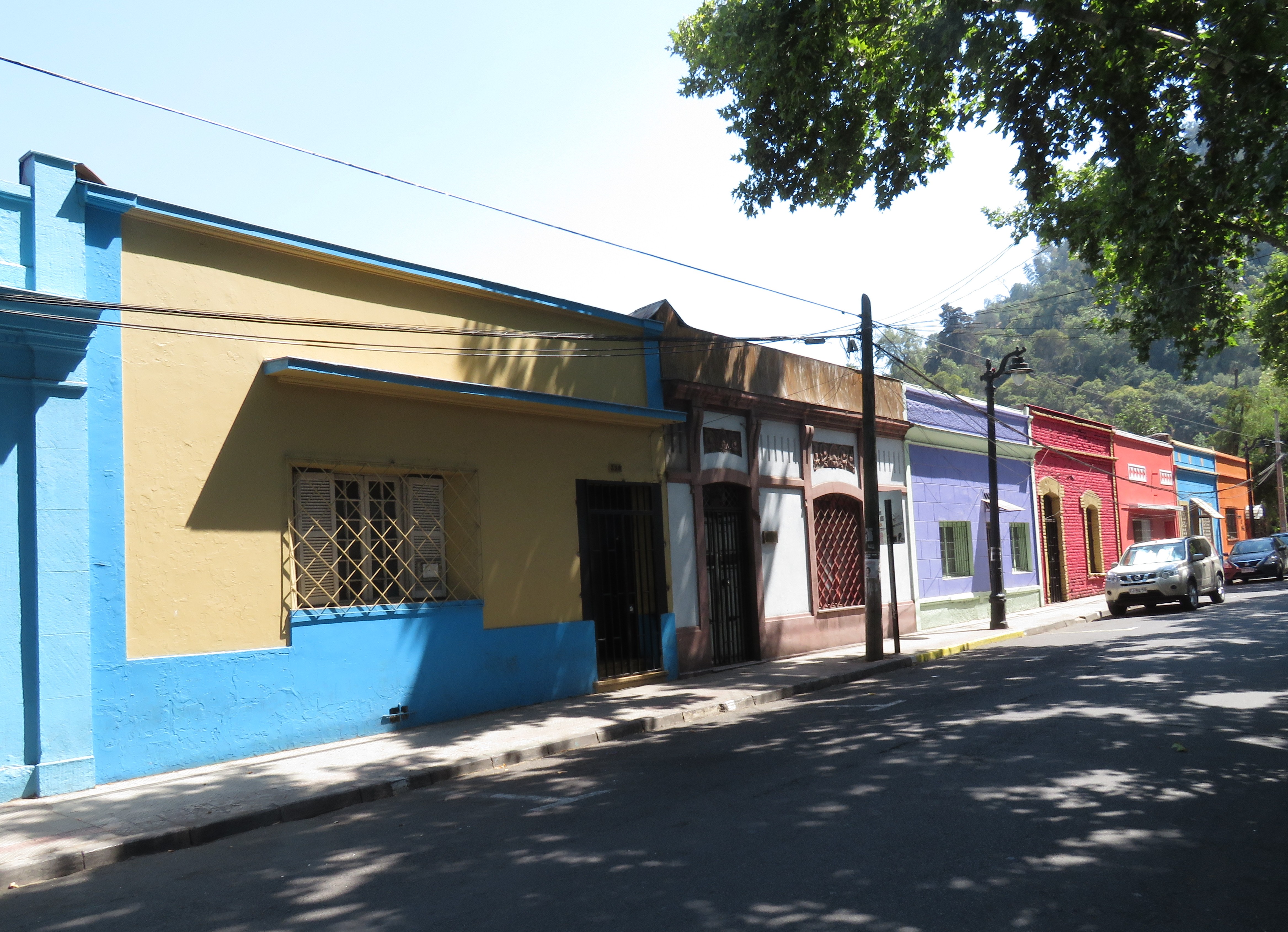Houses of various colors